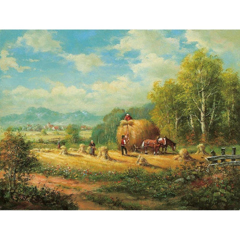 OCTOBER AFTERNOON White Modern Wood Framed Art Print by Pila