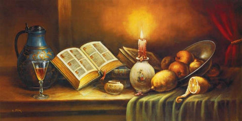 Silent Hours I White Modern Wood Framed Art Print with Double Matting by Pila