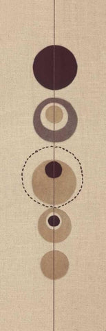 Conciousness I White Modern Wood Framed Art Print with Double Matting by Design Show