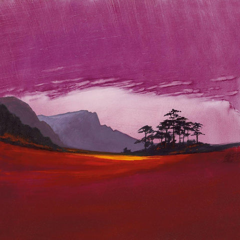 WESTCOAST EVENING Black Modern Wood Framed Art Print by Lee, Spencer