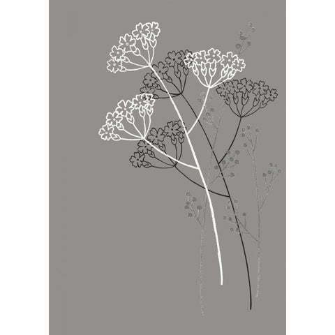Elementary II White Modern Wood Framed Art Print by Design Show