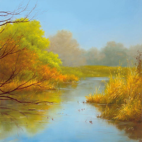 LAVISHNESS I Black Modern Wood Framed Art Print with Double Matting by Smith, B.