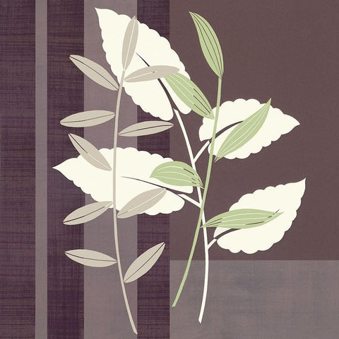 ETERNITY I White Modern Wood Framed Art Print with Double Matting by Design Show