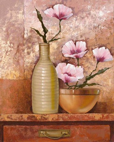 Cottage Kitchen II Black Ornate Wood Framed Art Print with Double Matting by Babichev