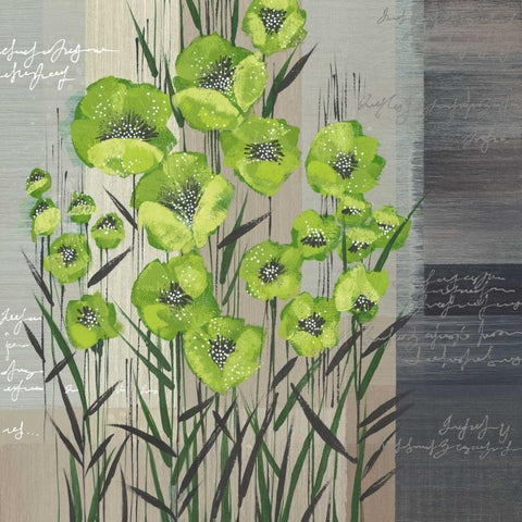 Spring Play I White Modern Wood Framed Art Print by Christina