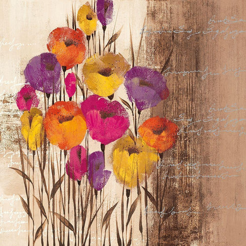 COLOR PLAY I Black Modern Wood Framed Art Print with Double Matting by Christina
