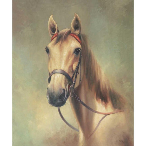 I am the King Gold Ornate Wood Framed Art Print with Double Matting by Pila