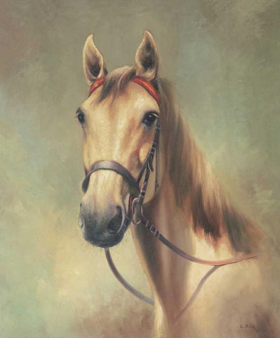 I am the King Black Ornate Wood Framed Art Print with Double Matting by Pila