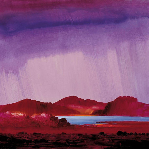 EVENING ESTUARY White Modern Wood Framed Art Print by Lee, Spencer