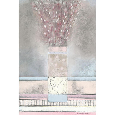 COLOUR PALETTE II Black Modern Wood Framed Art Print with Double Matting by Robertson, Marilyn