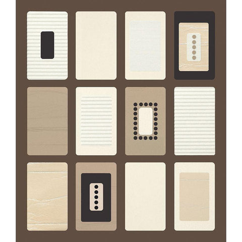BROWN PARADOX I White Modern Wood Framed Art Print by Design Show