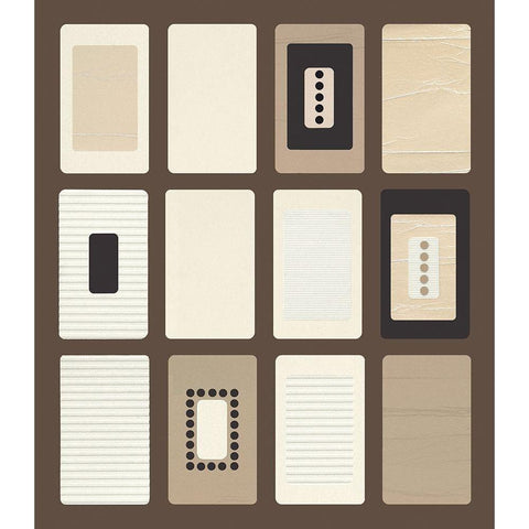 BROWN PARADOX II White Modern Wood Framed Art Print by Design Show