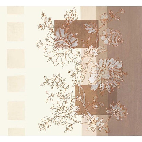 Seline I Black Modern Wood Framed Art Print with Double Matting by Verbeek-Van Den Broek