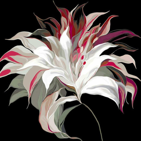 Lily Xxi Gold Ornate Wood Framed Art Print with Double Matting by Scaffardi, Sally