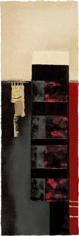 Street Life II Black Ornate Wood Framed Art Print with Double Matting by Carter, Brad