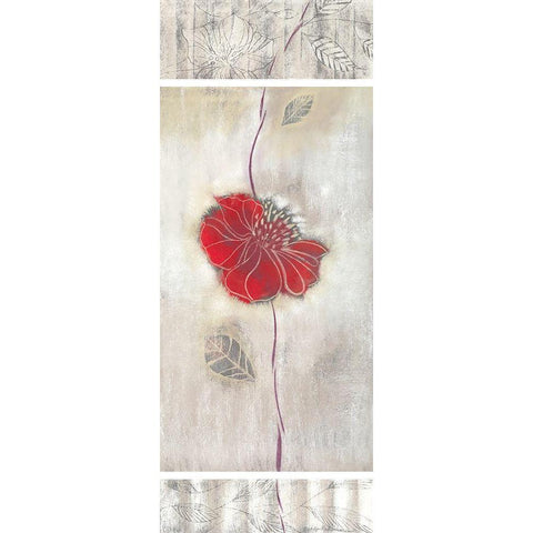 LINEN I Black Modern Wood Framed Art Print by Robertson, Marilyn