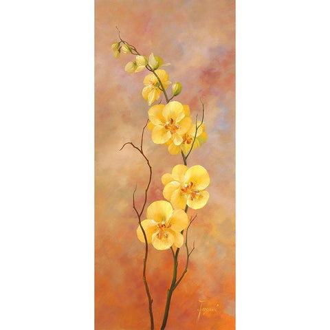 JAPANESE STYLE II Gold Ornate Wood Framed Art Print with Double Matting by Fasani
