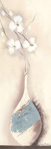 PLATINIUM I White Modern Wood Framed Art Print with Double Matting by Robertson, Marilyn