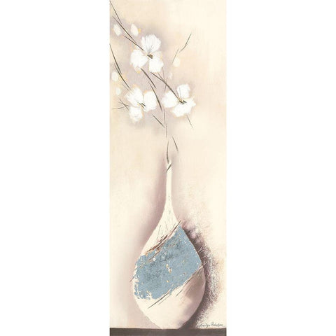 PLATINIUM I White Modern Wood Framed Art Print by Robertson, Marilyn