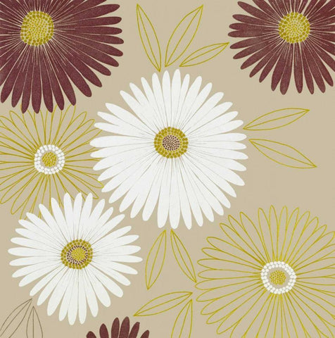 Flurry I Black Ornate Wood Framed Art Print with Double Matting by Design Show