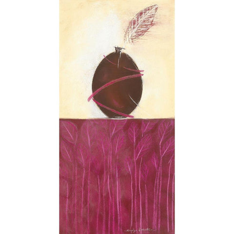 CHOCOLATE I White Modern Wood Framed Art Print by Robertson, Marilyn