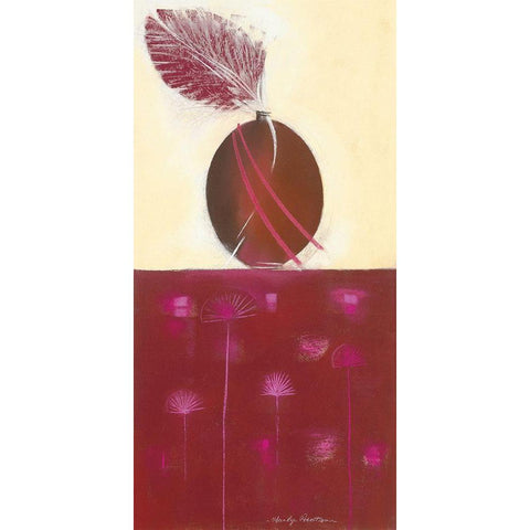 CHOCOLATE II Black Modern Wood Framed Art Print with Double Matting by Robertson, Marilyn