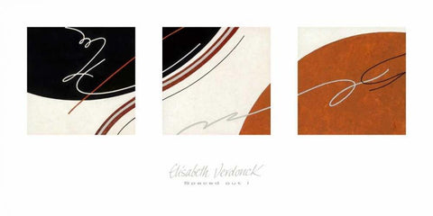 Spaced Out I White Modern Wood Framed Art Print with Double Matting by Verdonck, Elisabeth