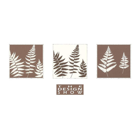 MOCCA FERN I White Modern Wood Framed Art Print by Design Show