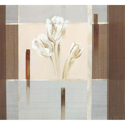 Silver Dream II Gold Ornate Wood Framed Art Print with Double Matting by Verbeek-Van Den Broek