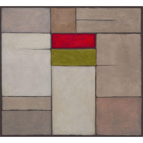 Harmony II Black Modern Wood Framed Art Print by Verbeek-Van Den Broek