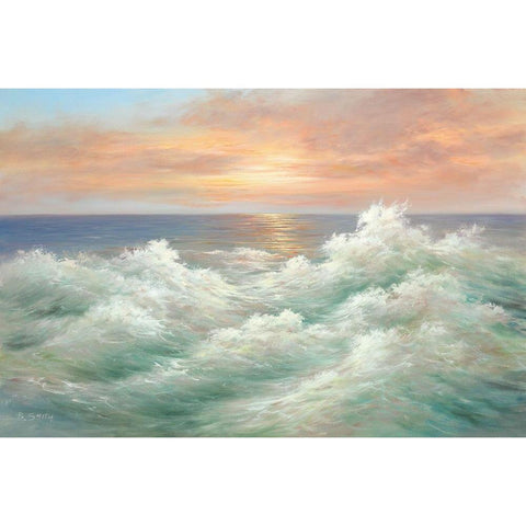 INCOMING TIDE I Gold Ornate Wood Framed Art Print with Double Matting by Smith, B.