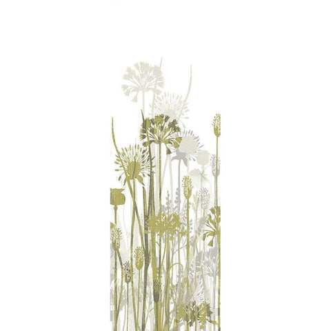 GARDEN SILHOUETTE I Gold Ornate Wood Framed Art Print with Double Matting by Ashby, Simon