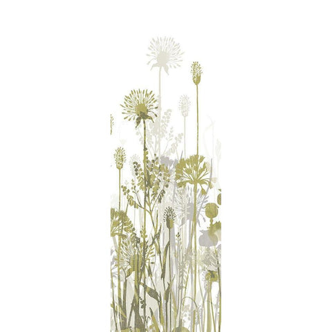 GARDEN SILHOUETTE II Gold Ornate Wood Framed Art Print with Double Matting by Ashby, Simon