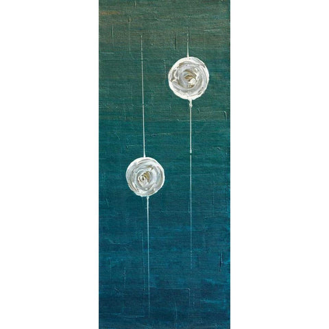 Impuls I Black Modern Wood Framed Art Print with Double Matting by Kikani, Umang