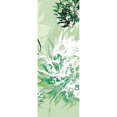 GREEN ALLURE III White Modern Wood Framed Art Print by Scaffardi, Sally