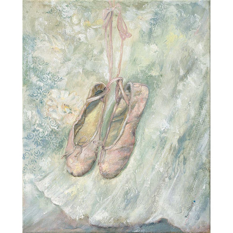 TOES PINK I Black Modern Wood Framed Art Print by Withaar, Rian