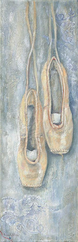 TOES PINK II Black Ornate Wood Framed Art Print with Double Matting by Withaar, Rian