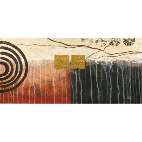 The Emergence Black Modern Wood Framed Art Print with Double Matting by Kikani, Umang