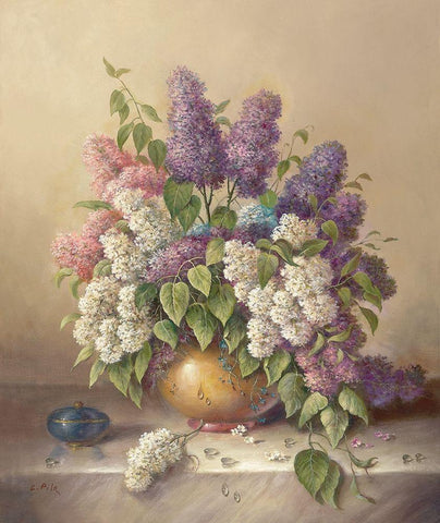 SUMMER GREETING II Black Ornate Wood Framed Art Print with Double Matting by Pila