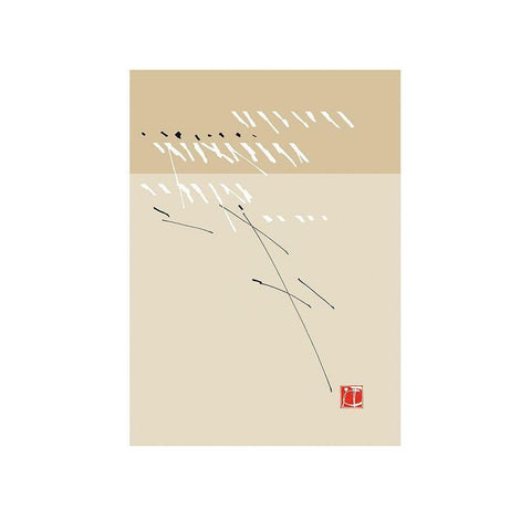 JAPANESE STYLE III Gold Ornate Wood Framed Art Print with Double Matting by Sakai, Takashi