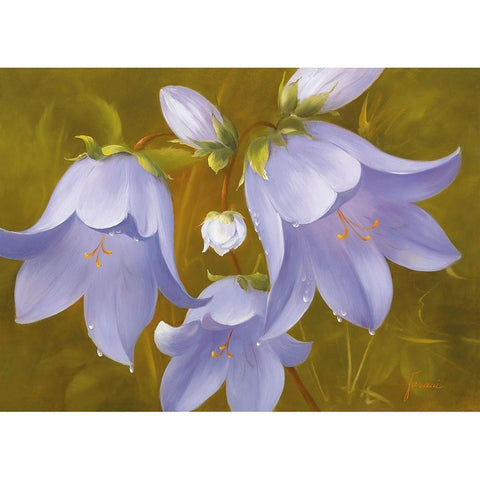 SAY IT WITH FLOWERS I Black Modern Wood Framed Art Print by Fasani