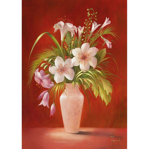 AFTERNOON DELIGHT II Black Modern Wood Framed Art Print by Fasani