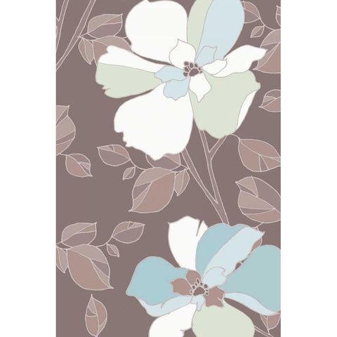 Accents Of Spring I White Modern Wood Framed Art Print by Verbeek-Van Den Broek