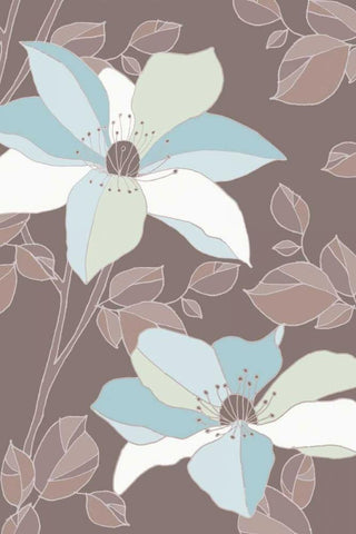Accents Of Spring II White Modern Wood Framed Art Print with Double Matting by Verbeek-Van Den Broek