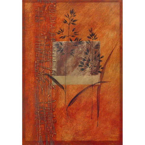 Autumn Prelude I Gold Ornate Wood Framed Art Print with Double Matting by Verbeek-Van Den Broek