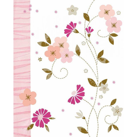 Pretty In Pink I Gold Ornate Wood Framed Art Print with Double Matting by Design Show