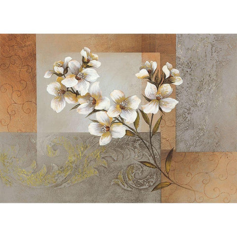 Indulgent Springs Gold Ornate Wood Framed Art Print with Double Matting by Verbeek-Van Den Broek