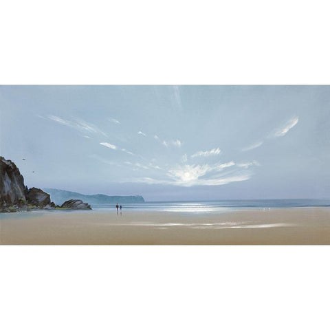 EBB TIDE II Black Modern Wood Framed Art Print with Double Matting by Lee, Spencer