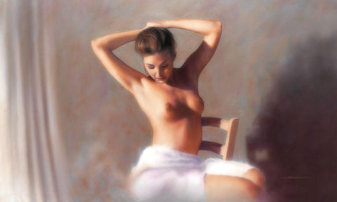 PRIDE White Modern Wood Framed Art Print with Double Matting by Worswick, Peter