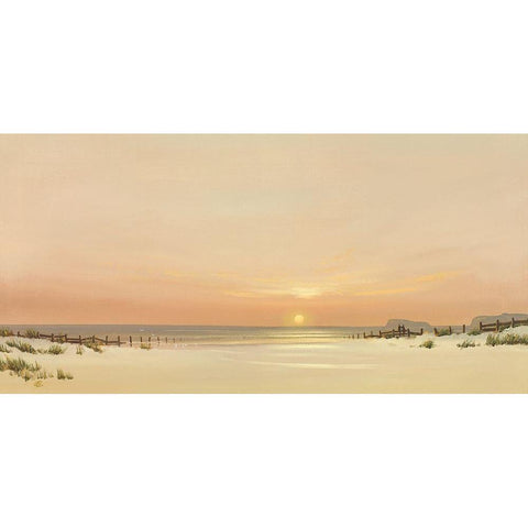 DISTANT SHORES I Gold Ornate Wood Framed Art Print with Double Matting by Lee, Spencer